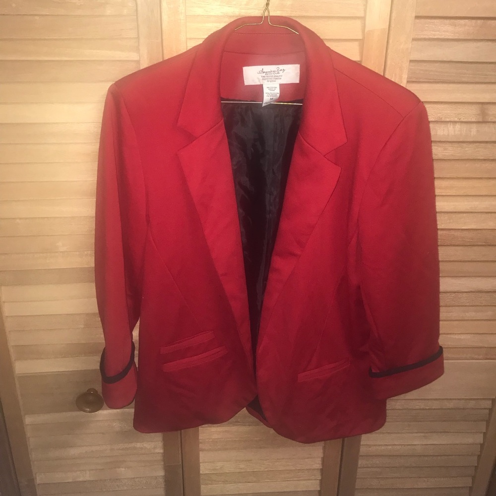 Red blazer